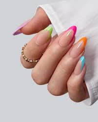 Lucky Charm French Tips 🌈