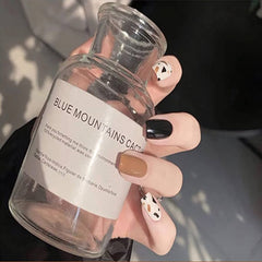 Black & Brown Cow Printed Nails. 🤎🖤