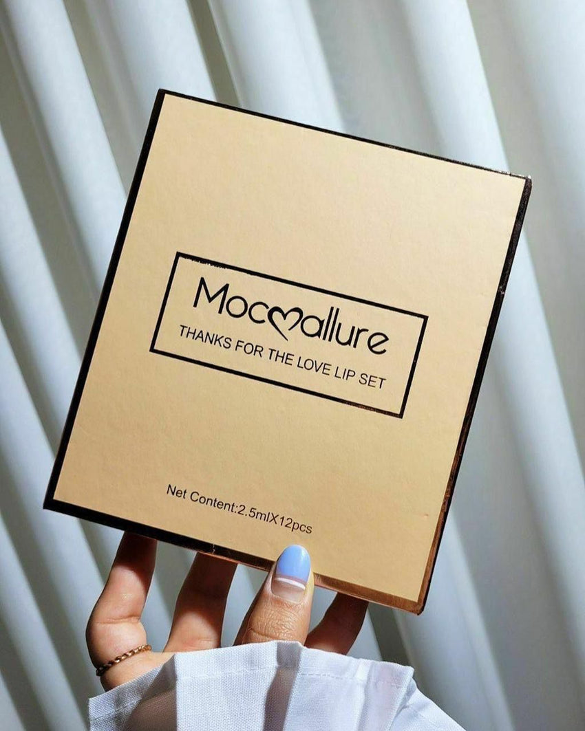 Glossy Finish Lip Gloss & Lipstick Pack of 12