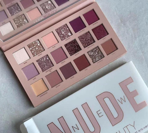 ✨ Huda Beauty Nude Eyeshadow Palette – 18 Stunning Shades of Glam ✨