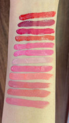 High Pigmented Velvet Gloss Lip Gloss - 6 Pcs Multicolor Collection